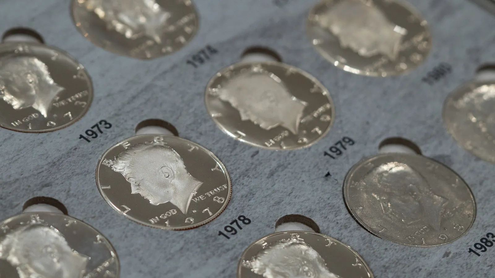 Reference book on the Kennedy half dollar — three decades of numismatic study